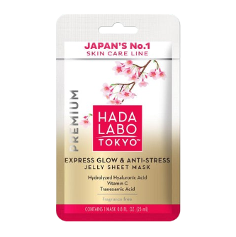 HADA LABO - Express Glow & Anti-Stress Jelly Sweet Mask (1pc)
