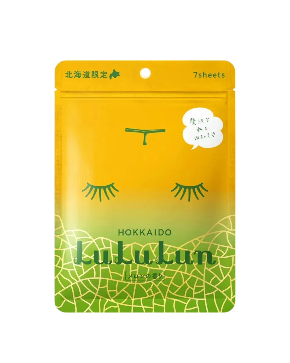 LULULUN - Sheet Mask Hokkaido Melon (7pcs)