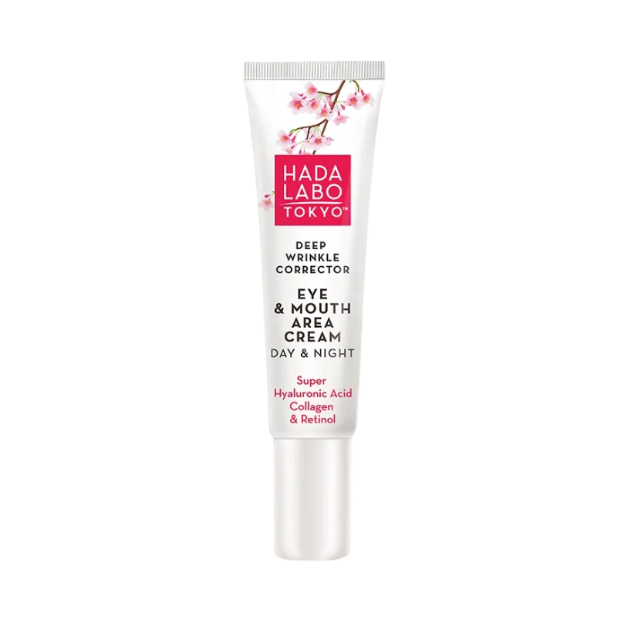 HADA LABO - Deep Wrinkle Corrector Eye & Mouth Cream 15mL