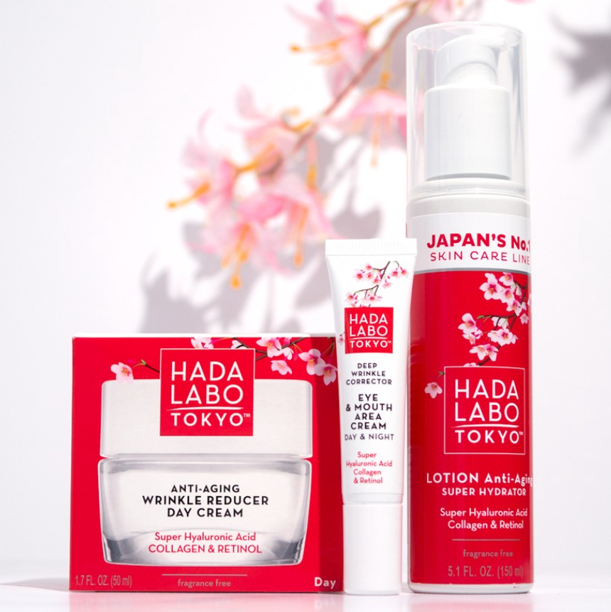 HADA LABO - Anti Aging Wrinkle Reducer Day Cream 50mL