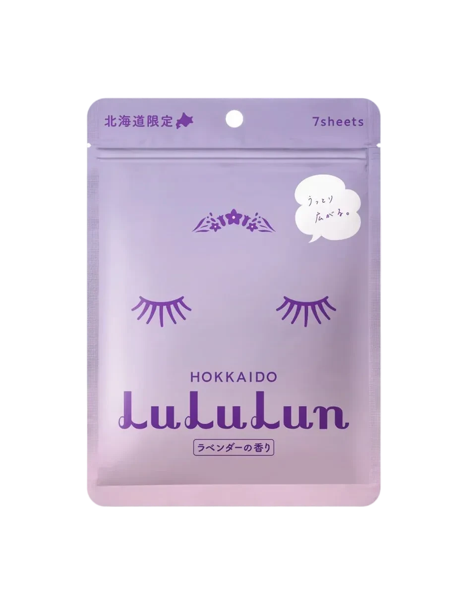 LULULUN - Sheet Mask Hokkaido Lavender (7pcs)